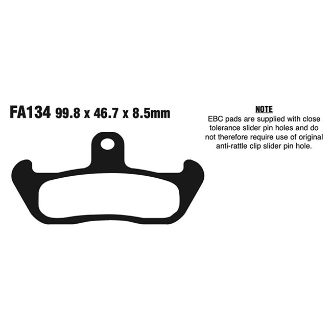 EBC Brakes FA Series Motorcycle Disc Pad Set