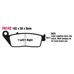 EBC Brakes FA Series Motorcycle Disc Pad Set