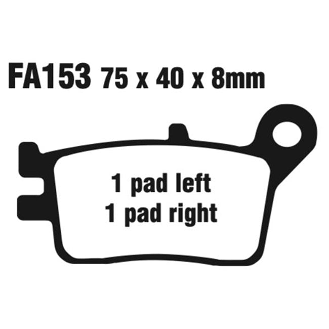 EBC Brakes FA Series Motorcycle Disc Pad Set
