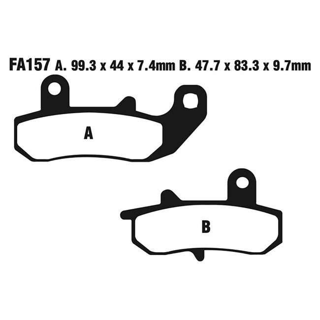 EBC Brakes FA Series Motorcycle Disc Pad Set