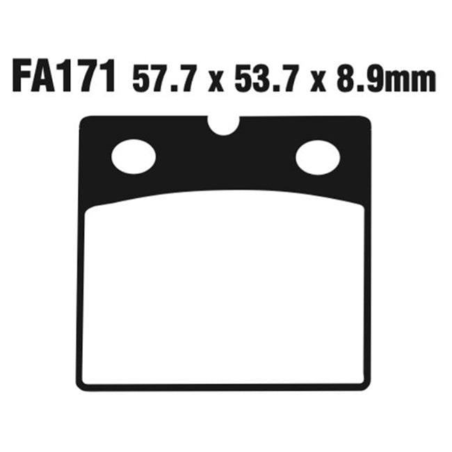 EBC Brakes Disc Pad Set - Double-H Sintered - Complete FA Series