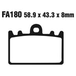 EBC Brakes Disc Pad Set - Double-H Sintered - Complete FA Series