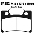EBC Brakes Disc Pad Set - Double-H Sintered - Complete FA Series