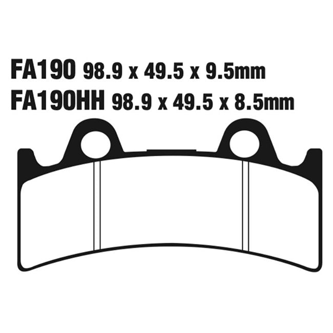 EBC Brakes FA Series Disc Brake Pads – Road, Sport & Performance Options