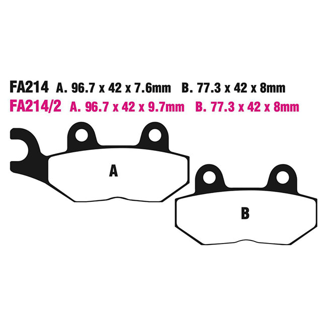 EBC Brakes FA Series Disc Brake Pads – Road, Sport & Performance Options
