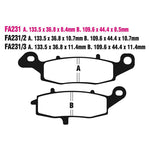 EBC Brakes FA Series Disc Brake Pads – Road, Sport & Performance Options
