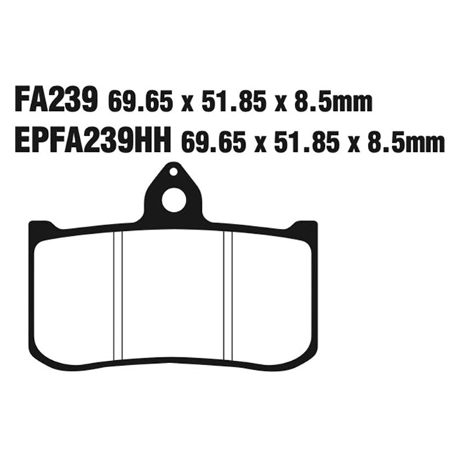 EBC Brakes FA Series Disc Brake Pads – Road, Sport & Performance Options