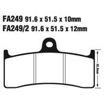 EBC Brakes FA Series Disc Brake Pads – Road, Sport & Performance Options