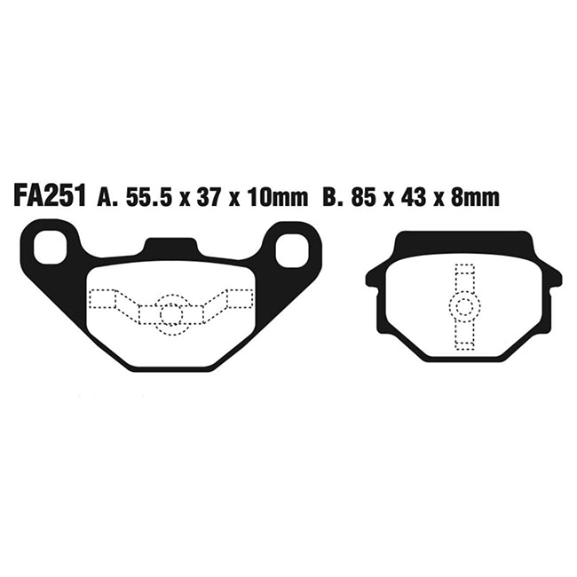 EBC Brakes FA Series Disc Brake Pads – Road, Sport & Performance Options