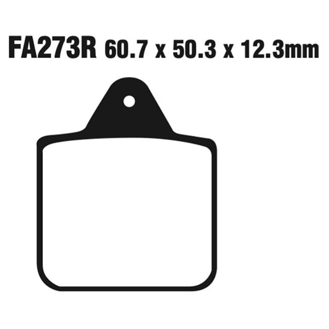 EBC Brakes Disc Pad Set – FA Series, Vee & Chrome Backplate Options