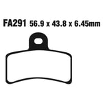 EBC Brakes Disc Pad Set – FA Series, Vee & Chrome Backplate Options
