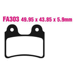 EBC Brakes Disc Pad Set – FA Series, Vee & Chrome Backplate Options