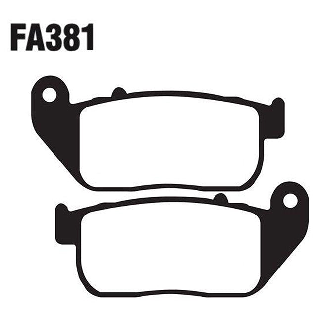 EBC Brakes Disc Pad Set – FA Series, Vee & Chrome Backplate Options