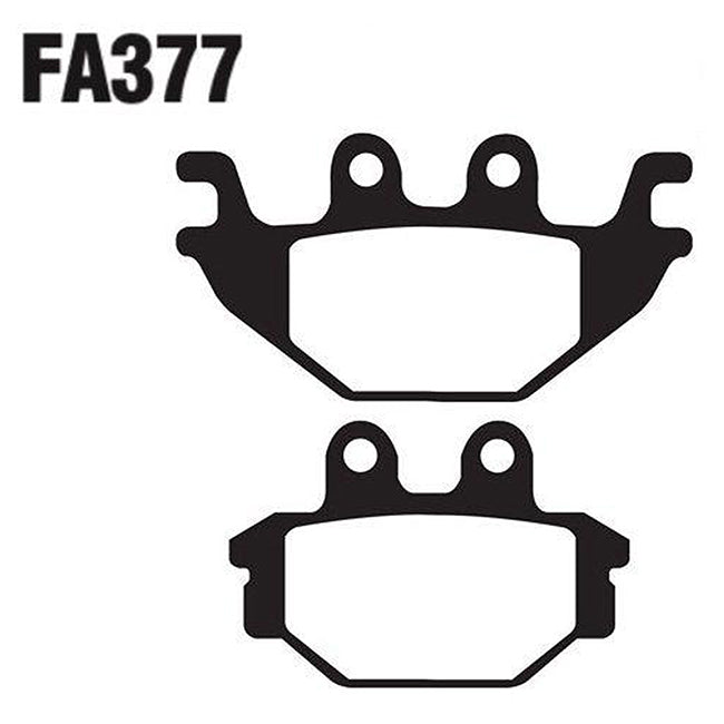 EBC Brakes Disc Pad Set – FA Series, Vee & Chrome Backplate Options