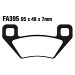 EBC Brakes Disc Pad Set – FA Series, Vee & Chrome Backplate Options