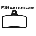 EBC Brakes Disc Pad Set – FA Series, Vee & Chrome Backplate Options