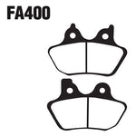 EBC Brakes Disc Pad Set – FA Series, Vee & Chrome Backplate Options
