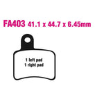 EBC Brakes Disc Pad Set – FA Series, Vee & Chrome Backplate Options
