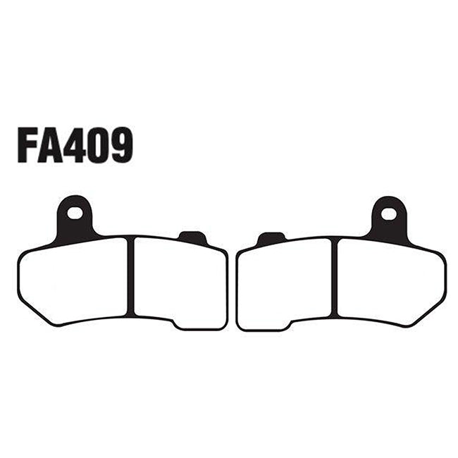 EBC Brakes Disc Pad Set – FA Series, Vee & Chrome Backplate Options