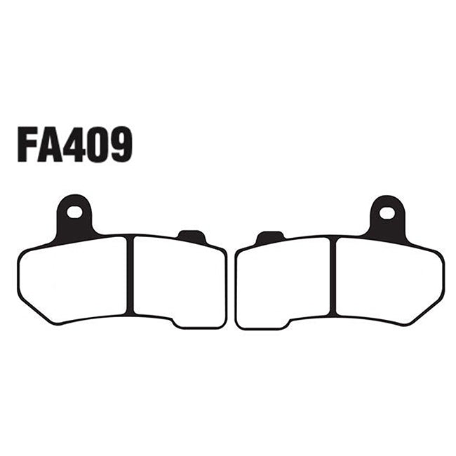 EBC Brakes Disc Pad Set – FA Series, Vee & Chrome Backplate Options