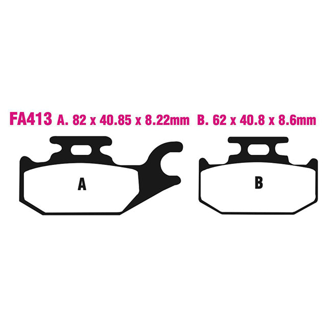 EBC Brakes Disc Pad Set - FA Series & FA Series R - Full Range