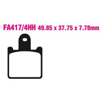 EBC Brakes Disc Pad Set - Double-H Sintered - Complete FA Series