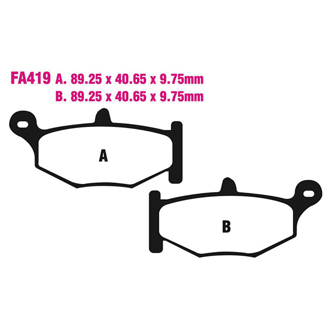 EBC Brakes Disc Pad Set - FA Series & FA Series R - Full Range