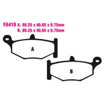 EBC Brakes Disc Pad Set - Double-H Sintered - Complete FA Series