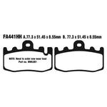 EBC Brakes Disc Pad Set - Double-H Sintered - Complete FA Series