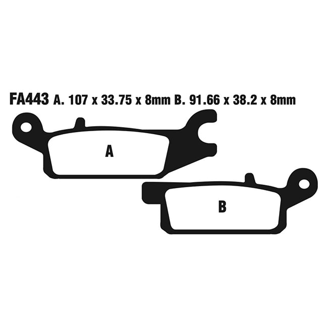 EBC Brakes Disc Pad Set - FA Series & FA Series R - Full Range