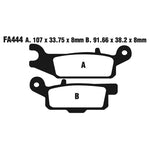 EBC Brakes Disc Pad Set - Carbon TT - Complete FA Series