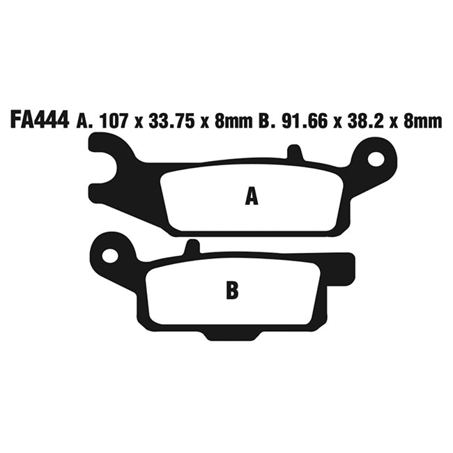 EBC Brakes Disc Pad Set - Carbon TT - Complete FA Series
