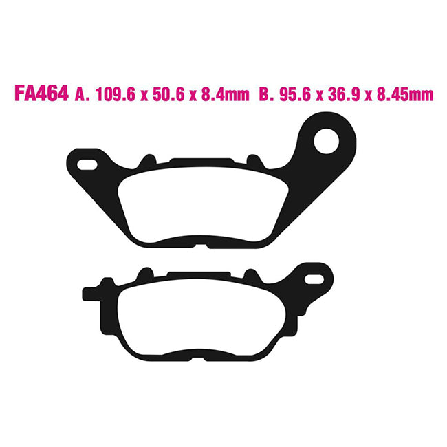 EBC Brakes Disc Pad Set - FA Series & FA Series R - Full Range