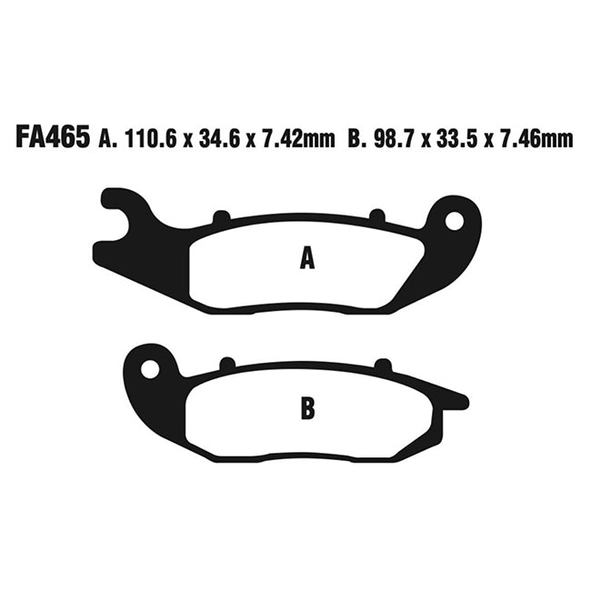 EBC Brakes Disc Pad Set - Carbon TT - Complete FA Series