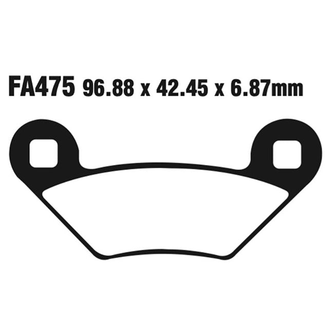 EBC Brakes Disc Pad Set - FA Series & FA Series R - Full Range