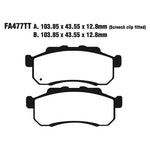 EBC Brakes Disc Pad Set - Carbon TT - Complete FA Series