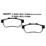 EBC Brakes Disc Pad Set - Carbon TT - Complete FA Series