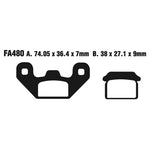 EBC Brakes Disc Pad Set - FA Series & FA Series R - Full Range