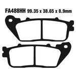 EBC Brakes Disc Pad Set - Double-H Sintered - Complete FA Series
