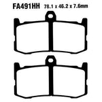 EBC Brakes Disc Pad Set - Double-H Sintered - Complete FA Series