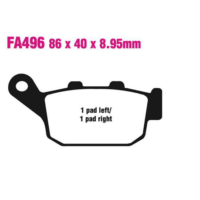 EBC Brakes Disc Pad Set - FA Series & FA Series R - Full Range