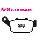 EBC Brakes Disc Pad Set - Double-H Sintered - Complete FA Series