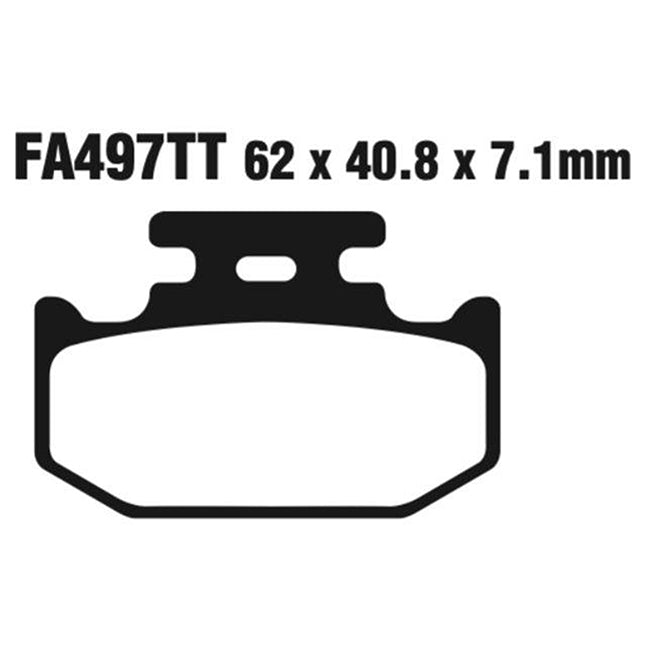 EBC Brakes Disc Pad Set - Carbon TT - Complete FA Series