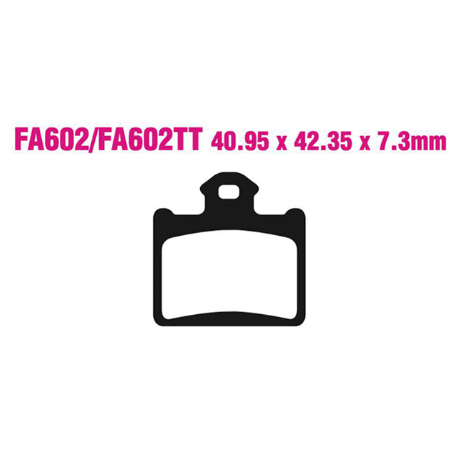 EBC Brakes Disc Pad Set - Carbon TT - Complete FA Series
