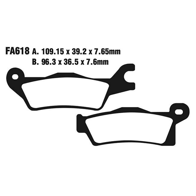 EBC Brakes Disc Pad Set - FA Series & FA Series R - Full Range