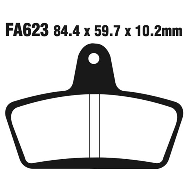 EBC Brakes Disc Pad Set - FA Series & FA Series R - Full Range