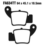 EBC Brakes Disc Pad Set - Carbon TT - Complete FA Series