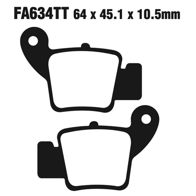 EBC Brakes Disc Pad Set - Carbon TT - Complete FA Series