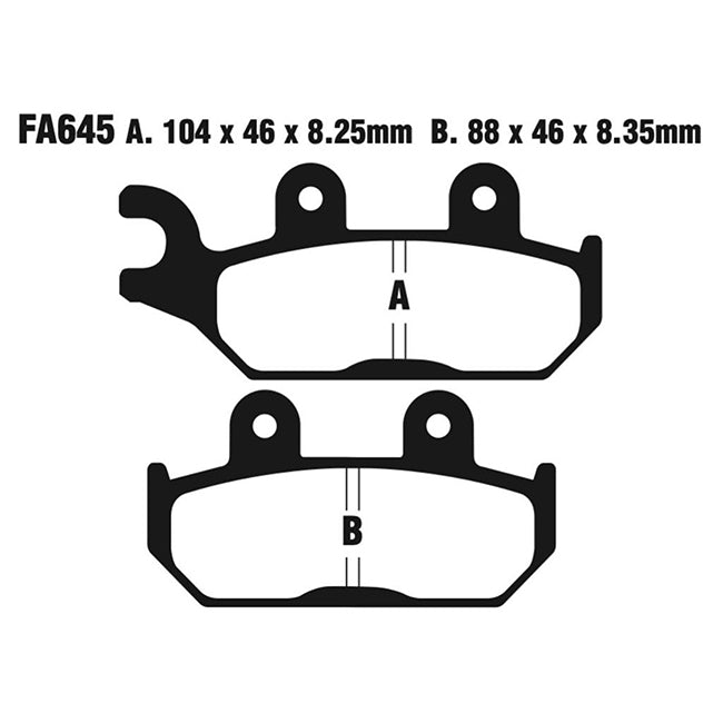 EBC Brakes Disc Pad Set - FA Series & FA Series R - Full Range