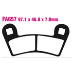 EBC Brakes Disc Pad Set - Carbon TT - Complete FA Series